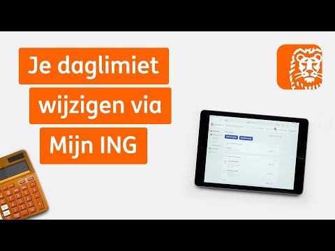 Lijken D.w.z Zachte voeten Daglimiet wijzigen voor Mijn ING | Digitaal bankieren: Hoe werkt het? | ING  - YouTube