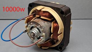 How To Make 220v 10000w Free Electric Energy Top 5 Generator With Ac Fan Motor And Dc Motor At Home