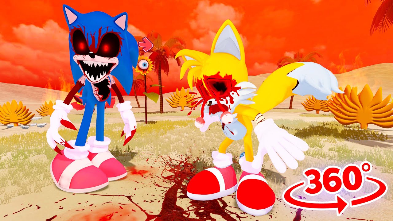 FNF 360° Game Over Compilation 2 (Mommy Long Legs, Tails, Sonic