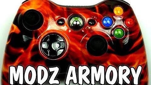Custom Flames Xbox 360 Controller | Modz Armory