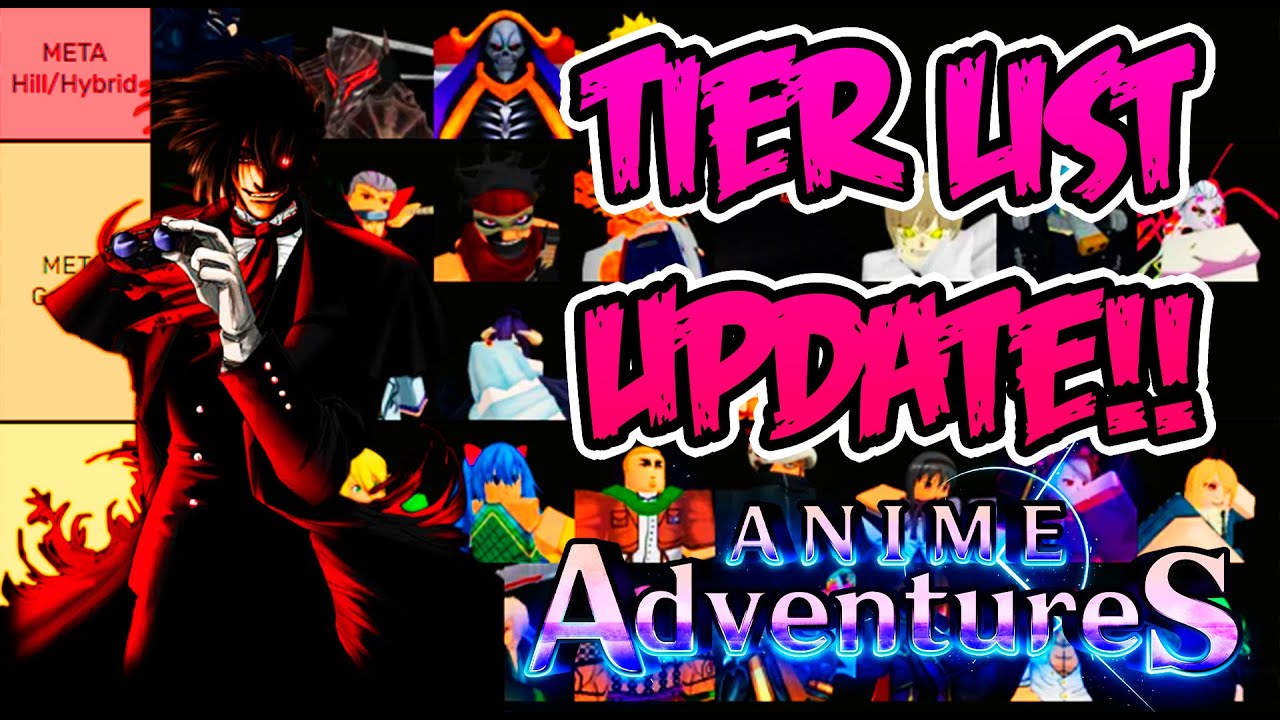 Anime Adventures Tier List for December 2023