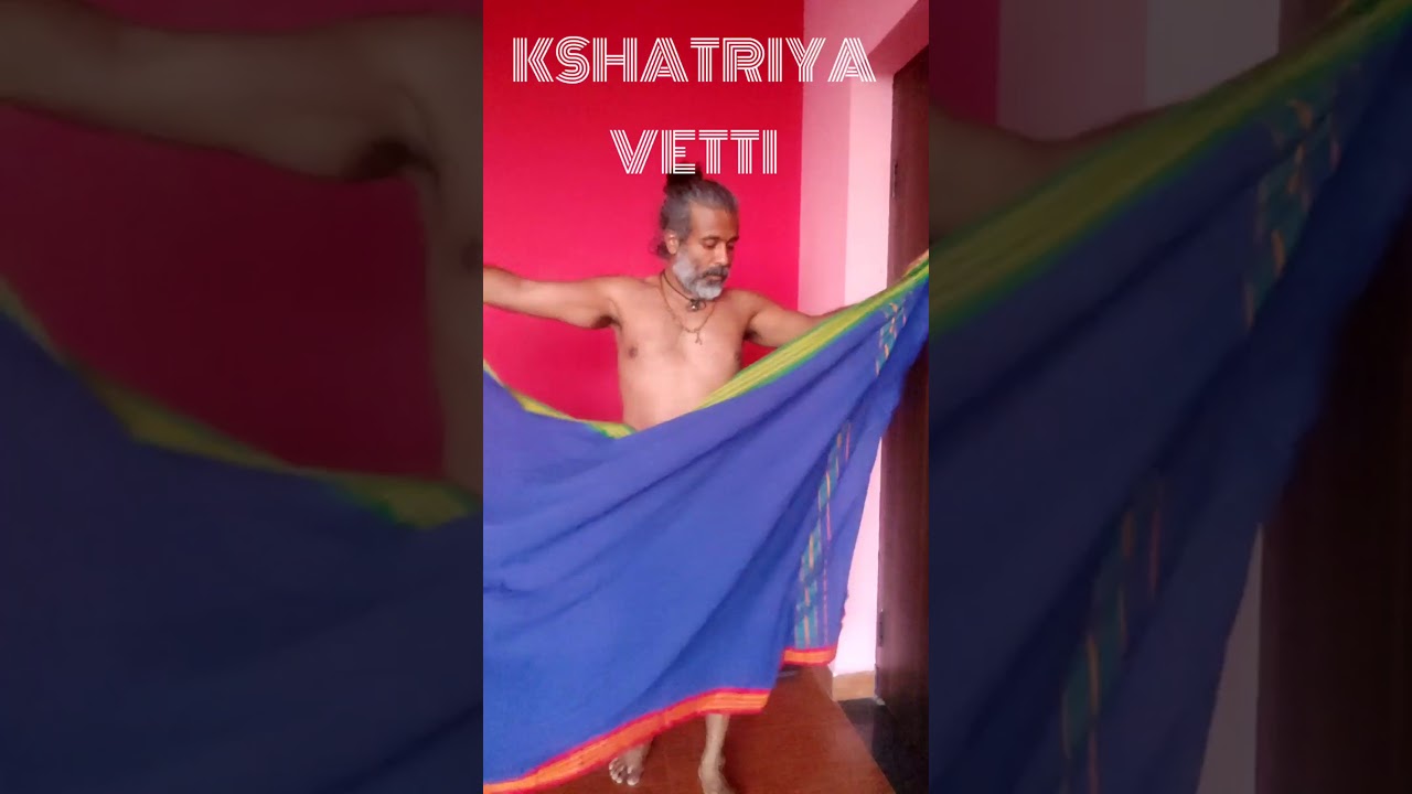 How to wear a Kshatriya Vetti for Martial Arts Practice