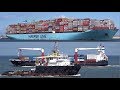 Shipspotting 2019 - Marit Maersk depart Port of ROTTERDAM