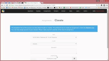 Diagnostic Questions - How to Assign a Quiz