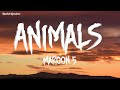 Maroon 5 - Animals Lyrics