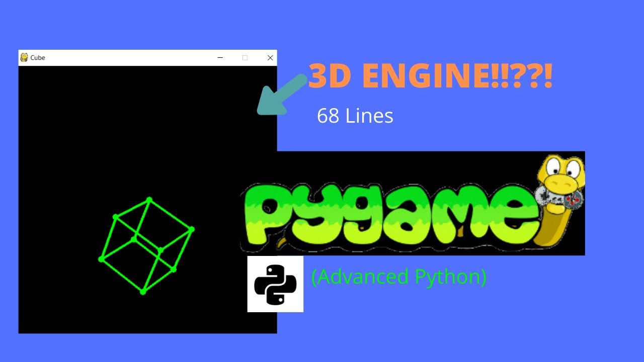 Make A 3D ENGINE From Scratch In 68 Lines of Python Using ...