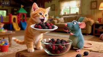 🙀A wounded mouse appears in the forest. How would the kitten respond to this situation?🐭🐾