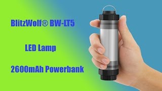 Походный фонарь с функцией повербанка BlitzWolf® BW-LT5