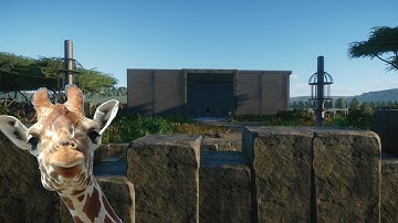 Reticulated giraffe speed build planet zoo.