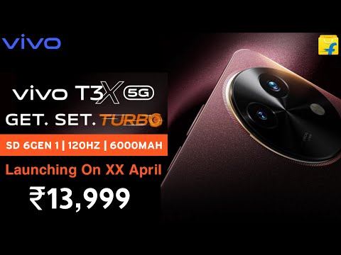 Vivo T3X 5G - Official India Launch | Vivo T3X 5G Price in India &amp; Specs | SD 6GEN 1, 120HZ, 6000mAh