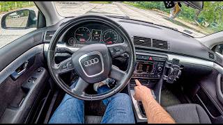 2005 Audi A4 B7 [1.9 TDI PD 116HP] |0-100| POV Test Drive #2070 Joe Black