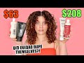 HIGH-END VS DRUGSTORE HUMIDITY PROOF CURLY HAIR ROUTINE BATTLE | Twist Hair vs Ouidad