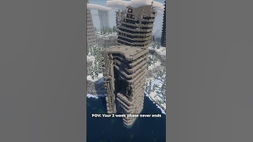 Minecraft Abandoned City Building Timelapse