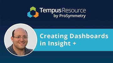 How to Create Dashboards in Tempus Resource Insight +