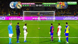 Haaland, Mbappe, Vinicius VS Messi, Ronaldo, Neymar | Penalty Shootout | eFootball PES Gameplay