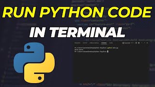 How to Run Python Code in Terminal in VS Code (2024 Guide)