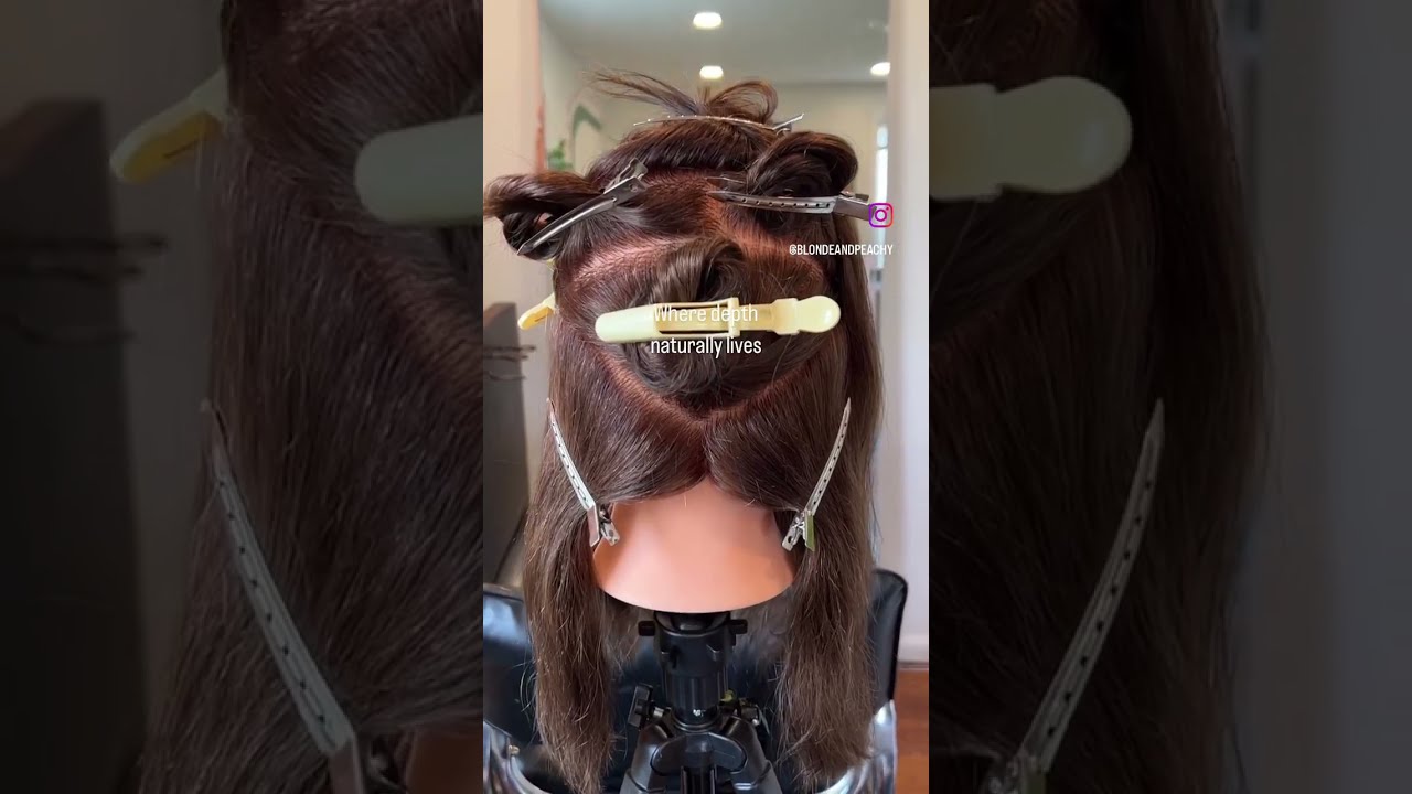Foil Placement Blondebalayage Hairtutorial Blondespecialist Hairgoals Highlights Haireducator