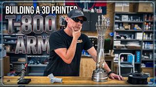 T-800 Arm from print to display piece.