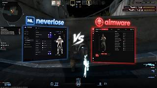 #cs2 AIMWARE VS NEVERLOSE IN PREMIER HVH HIGHLIGHTS (BEST CONFIG)