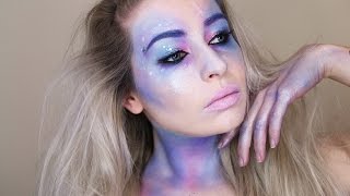 PASTEL GALAXY HALLOWEEN MAKEUP TUTORIAL!