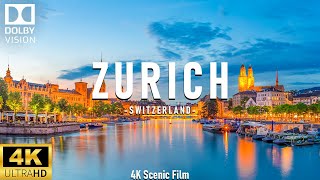ZURICH 4K Video Ultra HD With Soft Piano Music - 60 FPS - 4K Scenic Film