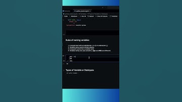 Rules of Naming Variables | Python Tutorial  #shorts #pythontutorialforbeginners