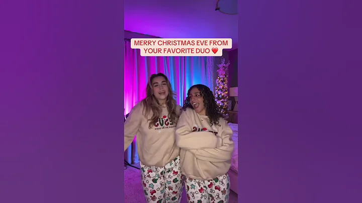 MERRY CHRISTMAS EVE! #christmas #christmaseve #besties #duo #dance #lastchristmas #cozychristmas