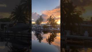 These sunsets in The Keys are unmatched 🔥#sunset #goldenhour #floridakeys #godscountry #keylargo