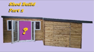 SHED / SUMMER HOUSE / MAN CAVE BUILD - Part 2 Interior