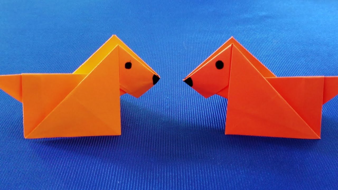 How To Make A Puppy Paper Origami Puppy Paper