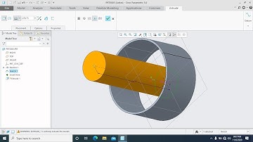 how to use Extrude and Revolve command in CREO