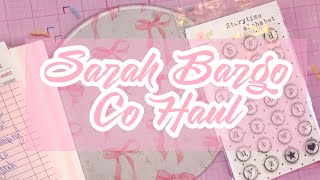 Sarah Bargo Co Haul