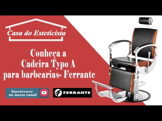 Cadeira de Barbeiro Ferrante Typo A Cod. 1064