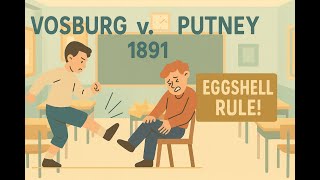 Vosburg v. Putney (1891) - Eggshell Skull Rule
