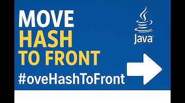 🔥 Move All # to the Front of a String | Java Coding Interview Question 🚀