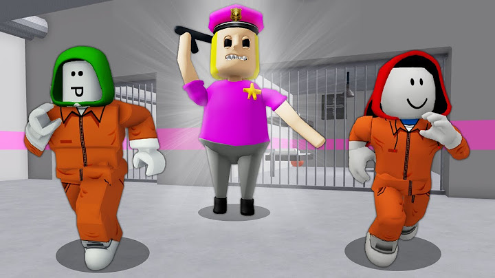 Escape Barry's Police Girl - Roblox Obby