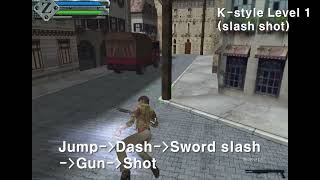 Gunz K-style tutorial - Slash Shot | K style Gunz level 1