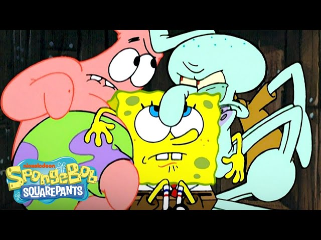 26 MINUTES of SpongeBob Characters Getting Trapped ⛓ | SpongeBob class=