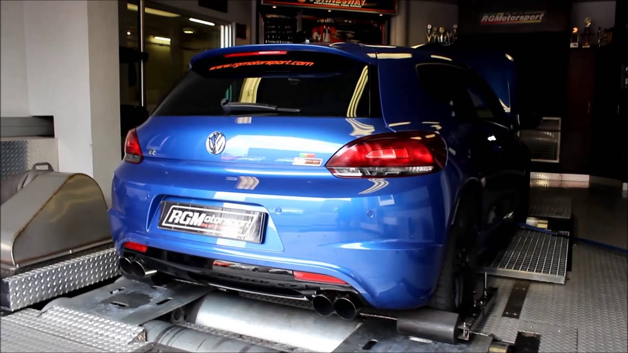 RGMotorsport 238 kW VW Scirocco R Stage 2 on the Dyno - YouTube