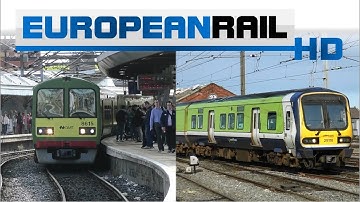 Iarnród Éireann Irish Rail DART 8510 / 8500 EMU calls & 29000 DMU 29018 arrives at Dublin Connolly