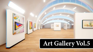 Art Gallery Vol 5 Assets 3D for Unity