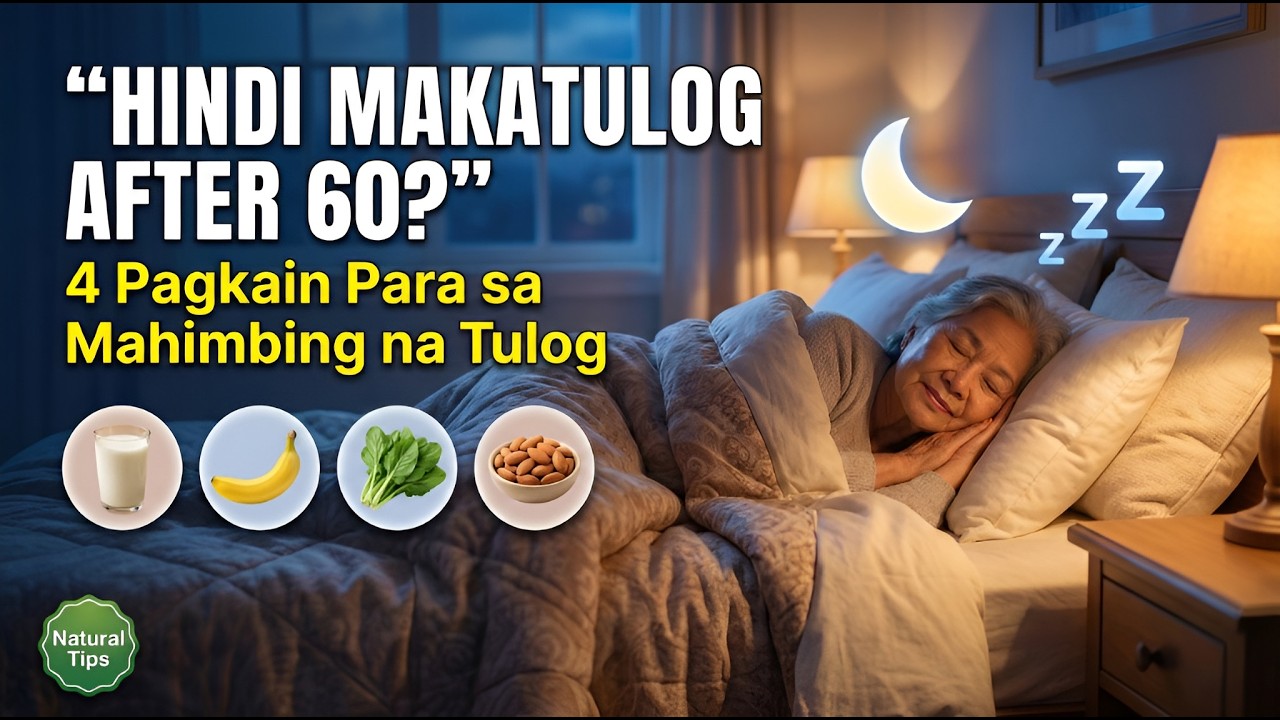 Hindi Makatulog After 60? 4 Pagkain na Tumutulong para sa Mahimbing na Tulog