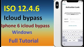 iCloud Bypass iOS 12.4.6 To 12.4.5 Fix All Keys Full Tutorial || iphone 6 icloud bypass 12.4.6