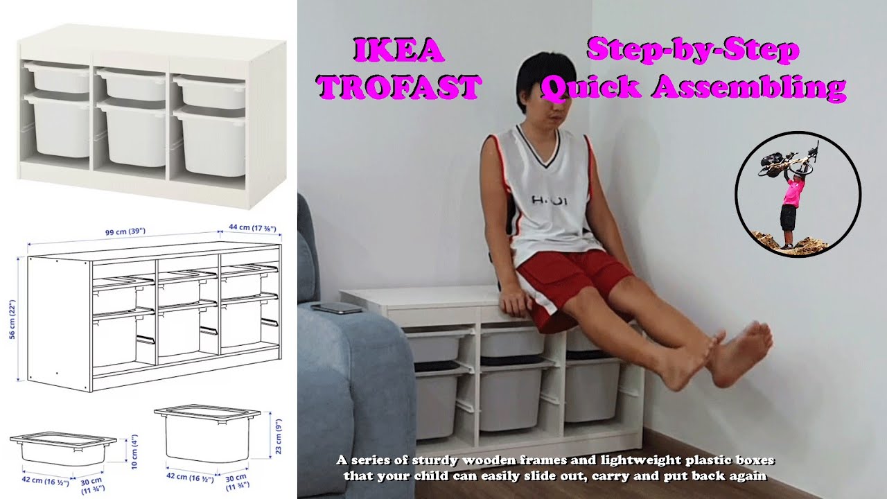Comment utiliser le système de rangement modulable Trofast de chez IKEA ?