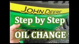FAST! How to Change the Oil in a John Deere L110 in 10 Minutes!