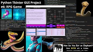 Python Tkinter Project 06: RPG Game