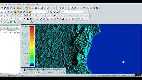 How to Export Digital Elevation Models DEM from Global Mapper and import into PETREL