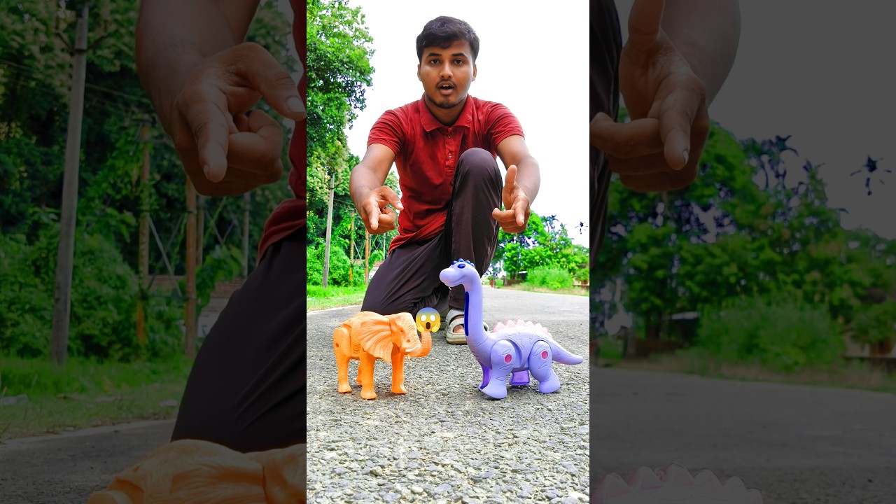 😱RC Dinosaur 🦖 vs RC Elephant 🐘 Unboxing | Ultimate Remote Power Battle 🔥 