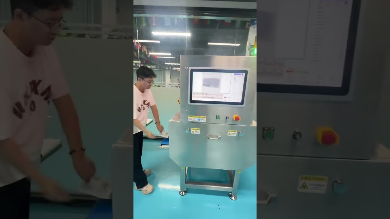 Aluminum Foil Bagged Liquid Product XAY Foreign Body Detect System Xray Metal Glass Stone Detector