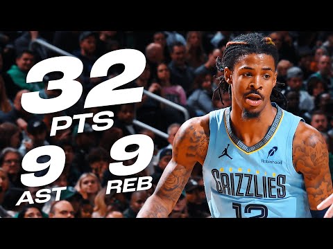 Ja Morant's SENSATIONAL Season-High Performance at TD GARDEN! 😤| December 7, 2024